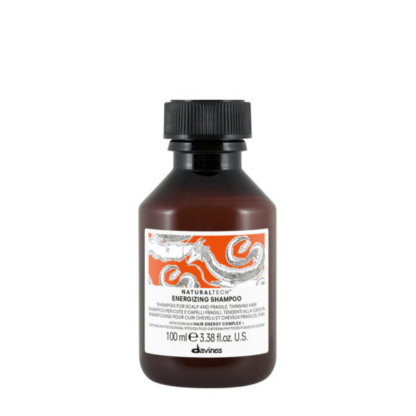 Davines Hiuspohjaa stimuloiva shampoo hiustenlähdöstä ja hiuksien ohenemisesta kärsiville.