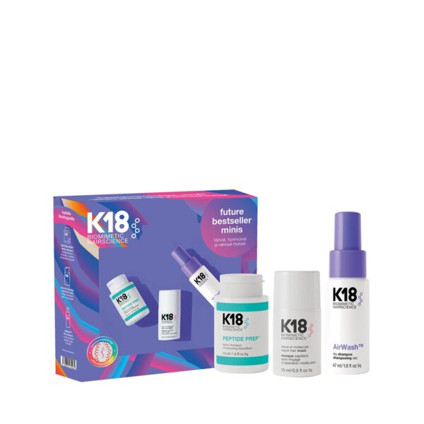 K18 Best seller Minis 1 K18 Future Bestseller Minis – 3-vaiheinen hoitorutiini matkakokoisena