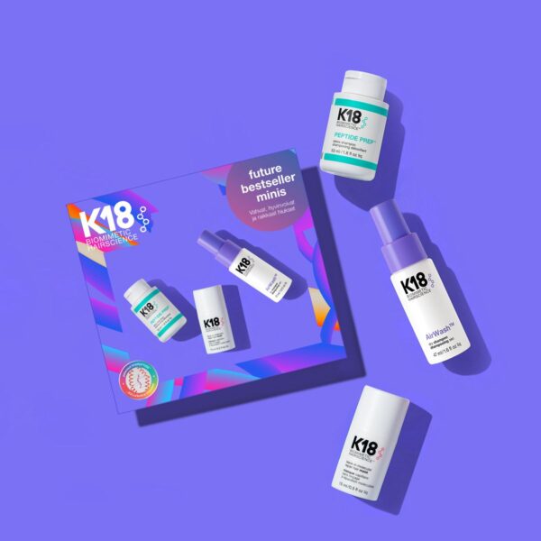 K18 Future Bestseller Minis – 3-vaiheinen hoitorutiini matkakokoisena