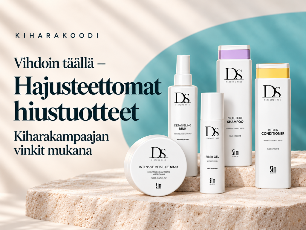 hajusteettomat tuotteet luonnonkiharalle hiukselle